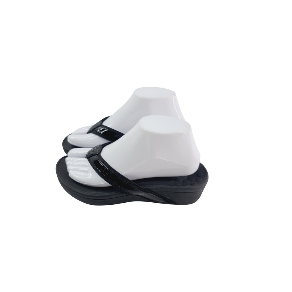 Vionic Casual‎ Flip Flops Women's Size 7 Black Color.